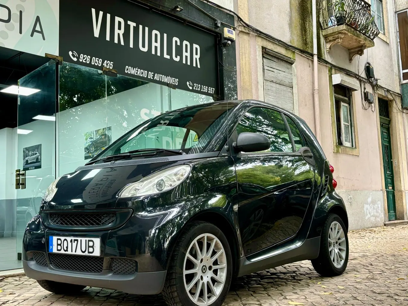 Smart Fortwo Coupé 451, matrícula BQ-17-UB